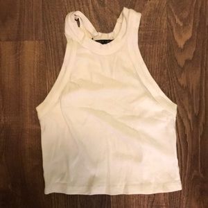 White crop top Size small